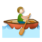 Person Rowing Boat - Medium Light emoji on LG